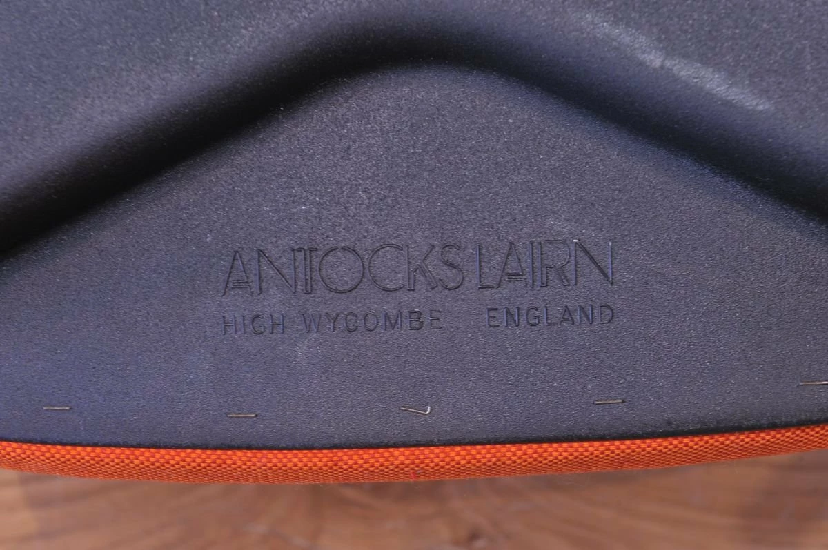 Mid-Century Chrome Armchair With Orange Upholstery From Antocks Lairn 5 Mid-Century Chrome Armchair With Orange Upholstery From Antocks Lairn - Image 3