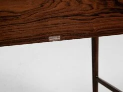 Mid-Century Danish Console Desk In Rosewood From Rasmussen, 1960s -PAMONO Sales mid century danish console desk in rosewood from rasmussen 1960s 11