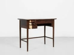Mid-Century Danish Console Desk In Rosewood From Rasmussen, 1960s -PAMONO Sales mid century danish console desk in rosewood from rasmussen 1960s 4