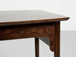 Mid-Century Danish Console Desk In Rosewood From Rasmussen, 1960s -PAMONO Sales mid century danish console desk in rosewood from rasmussen 1960s 8