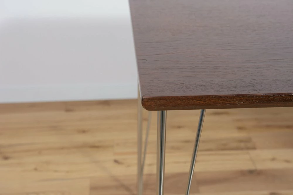 Mid-Century Danish Desk In Teak And Chrome By Heinrich Roepstorff, 1970s 15 Mid-Century Danish Desk In Teak And Chrome By Heinrich Roepstorff, 1970s - Image 13