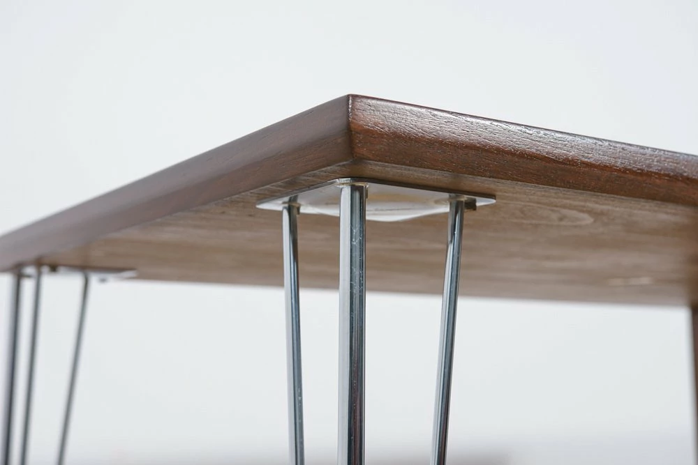 Mid-Century Danish Desk In Teak And Chrome By Heinrich Roepstorff, 1970s 16 Mid-Century Danish Desk In Teak And Chrome By Heinrich Roepstorff, 1970s - Image 14