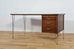 Mid-Century Danish Desk In Teak And Chrome By Heinrich Roepstorff, 1970s 23 Mid-Century Danish Desk In Teak And Chrome By Heinrich Roepstorff, 1970s -PAMONO Sales mid century danish desk in teak and chrome by heinrich roepstorff 1970s 2