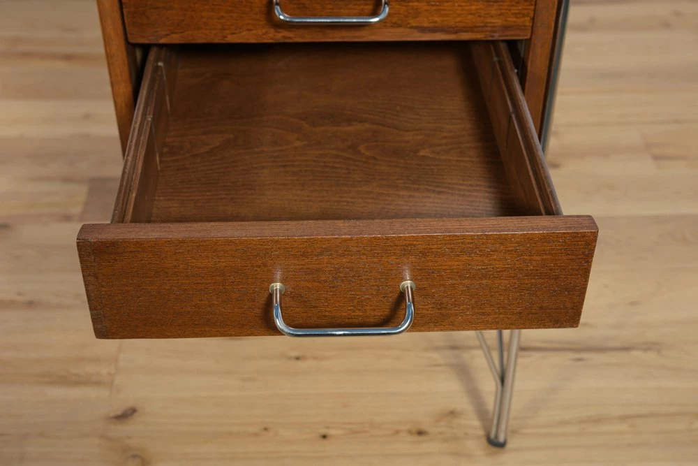 Mid-Century Danish Desk In Teak And Chrome By Heinrich Roepstorff, 1970s 22 Mid-Century Danish Desk In Teak And Chrome By Heinrich Roepstorff, 1970s - Image 20