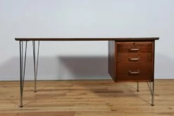 Mid-Century Danish Desk In Teak And Chrome By Heinrich Roepstorff, 1970s 25 Mid-Century Danish Desk In Teak And Chrome By Heinrich Roepstorff, 1970s -PAMONO Sales mid century danish desk in teak and chrome by heinrich roepstorff 1970s 4