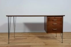 Mid-Century Danish Desk In Teak And Chrome By Heinrich Roepstorff, 1970s 26 Mid-Century Danish Desk In Teak And Chrome By Heinrich Roepstorff, 1970s -PAMONO Sales mid century danish desk in teak and chrome by heinrich roepstorff 1970s 5