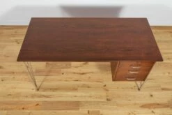 Mid-Century Danish Desk In Teak And Chrome By Heinrich Roepstorff, 1970s 28 Mid-Century Danish Desk In Teak And Chrome By Heinrich Roepstorff, 1970s -PAMONO Sales mid century danish desk in teak and chrome by heinrich roepstorff 1970s 7