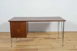 Mid-Century Danish Desk In Teak And Chrome By Heinrich Roepstorff, 1970s 29 Mid-Century Danish Desk In Teak And Chrome By Heinrich Roepstorff, 1970s -PAMONO Sales mid century danish desk in teak and chrome by heinrich roepstorff 1970s 8