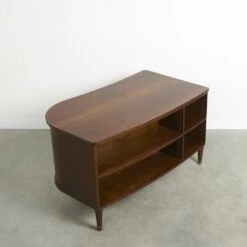 Mid-Century Danish Desk With Bar Attributed To Kai Kristiansen From Feldballes Møbelfabrik, 1950s -PAMONO Sales mid century danish desk with bar attributed to kai kristiansen from feldballes mobelfabrik 1950s 4