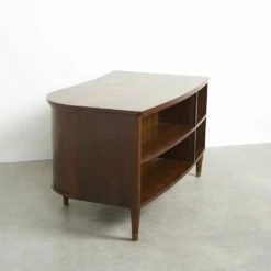Mid-Century Danish Desk With Bar Attributed To Kai Kristiansen From Feldballes Møbelfabrik, 1950s -PAMONO Sales mid century danish desk with bar attributed to kai kristiansen from feldballes mobelfabrik 1950s 5