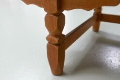 Mid-Century Danish Freestanding Desk In Oak By Henning Kjærnulf, 1960s -PAMONO Sales mid century danish freestanding desk in oak by henning kjaernulf 1960s 19