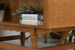 Mid-Century Danish Freestanding Desk In Oak By Henning Kjærnulf, 1960s -PAMONO Sales mid century danish freestanding desk in oak by henning kjaernulf 1960s 7