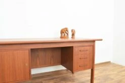 Mid-Century Danish Freestanding Teak Desk, 1960s 29 Mid-Century Danish Freestanding Teak Desk, 1960s -PAMONO Sales mid century danish freestanding teak desk 1960s 13