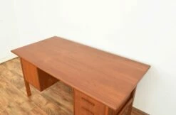 Mid-Century Danish Freestanding Teak Desk, 1960s 31 Mid-Century Danish Freestanding Teak Desk, 1960s -PAMONO Sales mid century danish freestanding teak desk 1960s 15