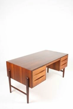 Mid-Century Danish Rosewood Desk, 1960s -PAMONO Sales mid century danish rosewood desk 1960s 4