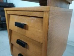 Mid-Century Desk In Oak, 1950s -PAMONO Sales mid century desk in oak 1950s 14