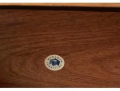 Mid-Century Desk With Black Enamelled Painted Top By Meredew Of Great Britain, 1960s -PAMONO Sales mid century desk with black enamelled painted top by meredew of great britain 1960s 6