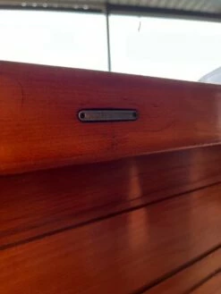 Mid-Century Desk With Green Top And Eight Drawers By Anonima Castelli For Castelli, 1950s -PAMONO Sales mid century desk with green top and eight drawers by anonima castelli for castelli 1950s 7