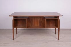 Mid-Century Freestanding Desk In Teak, 1960s -PAMONO Sales mid century freestanding desk in teak 1960s 6