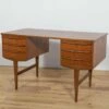 Mid-Century Freestanding Teak Desk, 1960s -PAMONO Sales mid century freestanding teak desk 1960s 1
