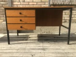 Mid-Century German Modern Teak Desk From Elco, 1950s