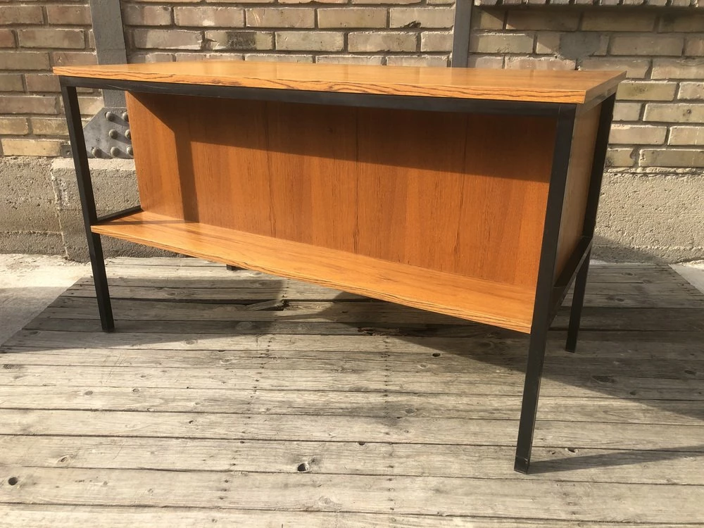 Mid-Century German Modern Teak Desk From Elco, 1950s 8 Mid-Century German Modern Teak Desk From Elco, 1950s - Image 6
