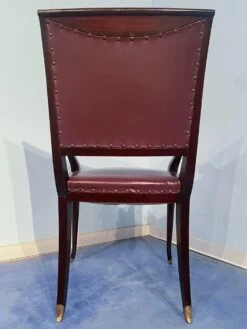 Mid-Century Italian Executive Desk And Chair In Walnut By Dassi, 1950s, Set Of 2 -PAMONO Sales mid century italian executive desk and chair in walnut by dassi 1950s set of 2 17