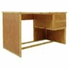 Mid-Century Italian Glass Bamboo & Wicker Desk With Drawers, 1980s -PAMONO Sales mid century italian glass bamboo wicker desk with drawers 1980s 1