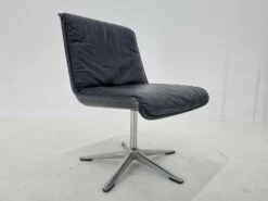 Mid-Century Leather Desk Chair By Delta Wilkhahn, 1970s -PAMONO Sales mid century leather desk chair by delta wilkhahn 1970s 5