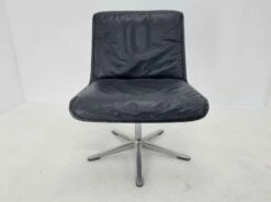 Mid-Century Leather Desk Chair By Delta Wilkhahn, 1970s -PAMONO Sales mid century leather desk chair by delta wilkhahn 1970s 9