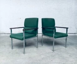 Mid-Century Modern Office Armchairs From Brune, Germany, 1960s, Set Of 2 -PAMONO Sales mid century modern office armchairs from brune germany 1960s set of 2 16