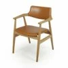 Mid-Century Oak Desk Chair By Erik Kirkegaard -PAMONO Sales mid century oak desk chair by erik kirkegaard 1