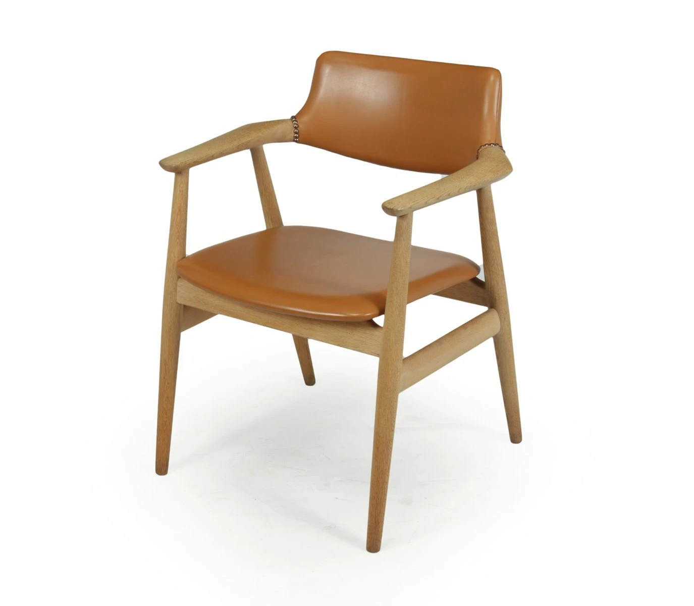 Mid-Century Oak Desk Chair By Erik Kirkegaard 3 Mid-Century Oak Desk Chair By Erik Kirkegaard