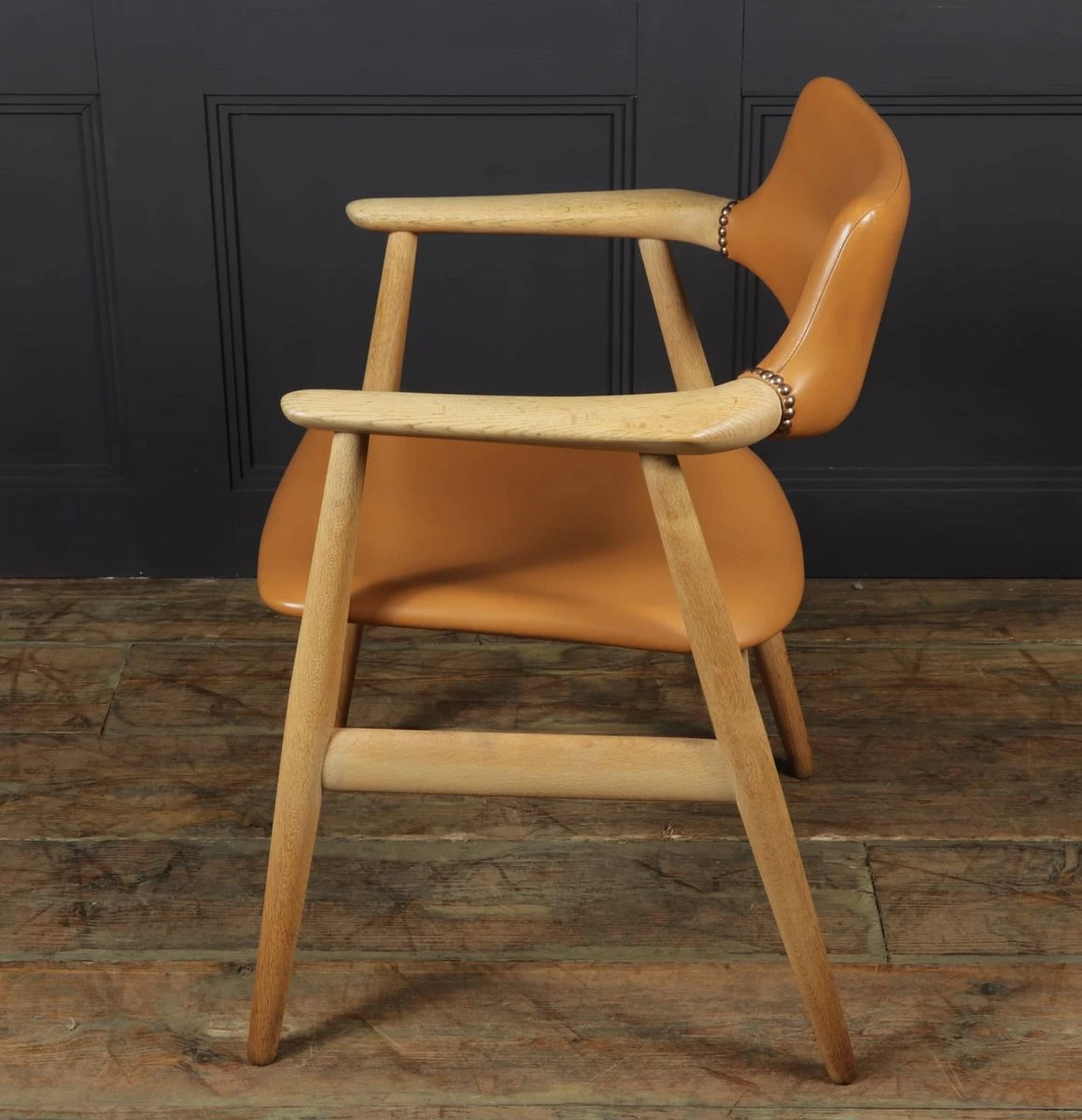 Mid-Century Oak Desk Chair By Erik Kirkegaard 14 Mid-Century Oak Desk Chair By Erik Kirkegaard - Image 12