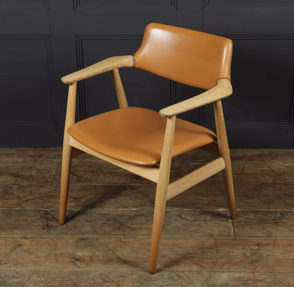 Mid-Century Oak Desk Chair By Erik Kirkegaard 15 Mid-Century Oak Desk Chair By Erik Kirkegaard - Image 13