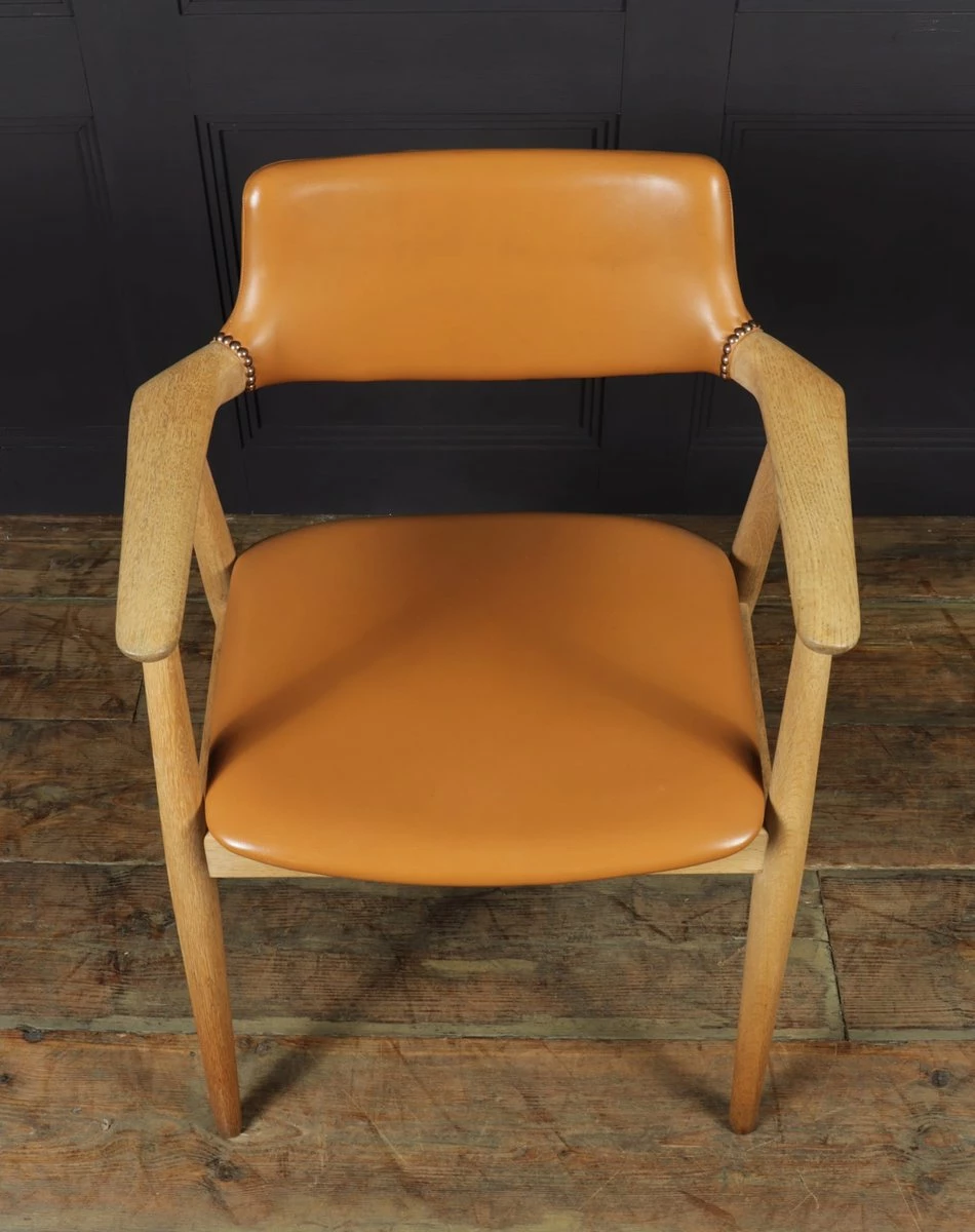 Mid-Century Oak Desk Chair By Erik Kirkegaard 8 Mid-Century Oak Desk Chair By Erik Kirkegaard - Image 6