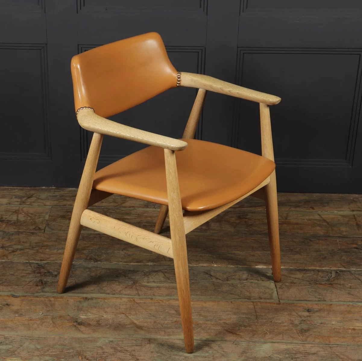 Mid-Century Oak Desk Chair By Erik Kirkegaard 9 Mid-Century Oak Desk Chair By Erik Kirkegaard - Image 7