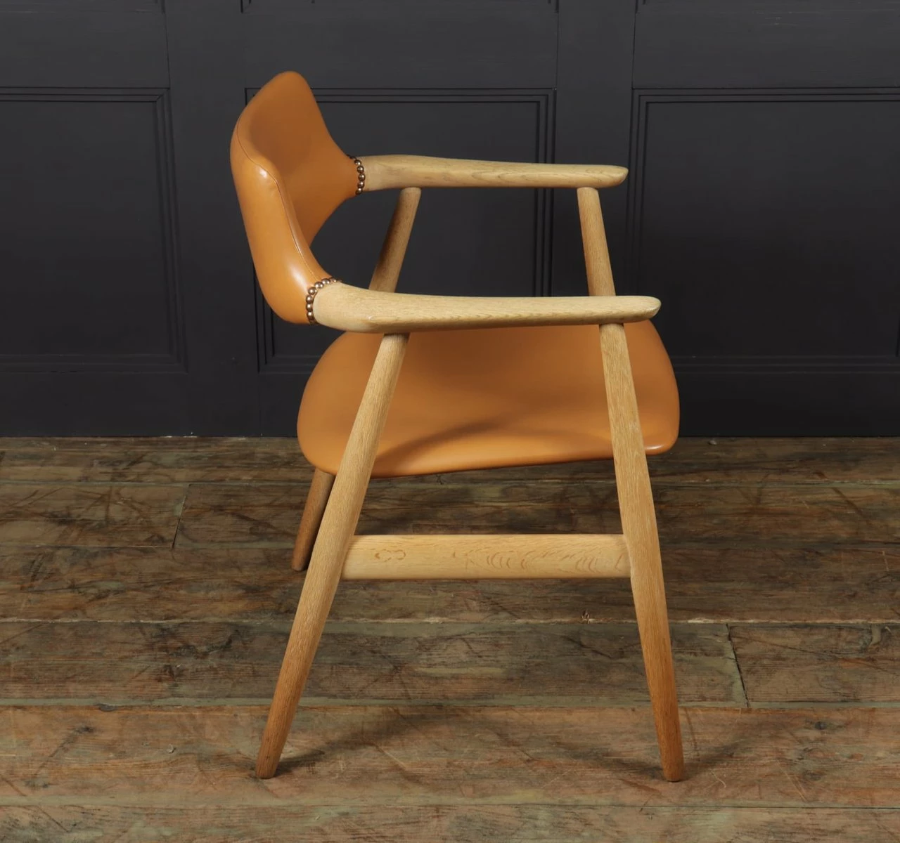 Mid-Century Oak Desk Chair By Erik Kirkegaard 10 Mid-Century Oak Desk Chair By Erik Kirkegaard - Image 8