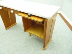 Mid-Century Office Desk, 1950s -PAMONO Sales mid century office desk 1950s 7