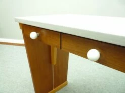 Mid-Century Office Desk, 1950s -PAMONO Sales mid century office desk 1950s 8