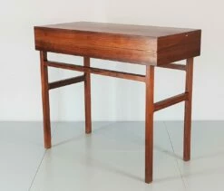 Mid-Century Rosewood Desk By A.B. Madsen & E. Larsen For Willy Beck