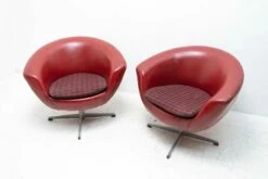 Mid-Century Swivel Chairs By Up Zavody, 1970s, Set Of 2 -PAMONO Sales mid century swivel chairs by up zavody 1970s set of 2 4