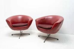 Mid-Century Swivel Chairs By Up Zavody, 1970s, Set Of 2 -PAMONO Sales mid century swivel chairs by up zavody 1970s set of 2 5