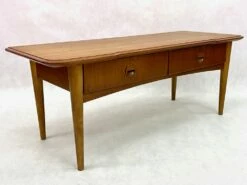 Mid-Century Table In Teak, 1960s -PAMONO Sales mid century table in teak 1960s 6