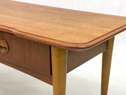 Mid-Century Table In Teak, 1960s -PAMONO Sales mid century table in teak 1960s 7