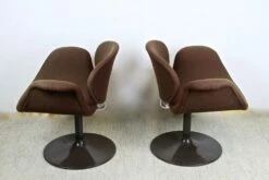 Mid-Century Tulip Swivel Armchairs Attributed To Pierre Paulin, 1965, Set Of 2 -PAMONO Sales mid century tulip swivel armchairs attributed to pierre paulin 1965 set of 2 8