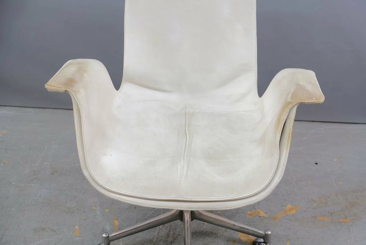 Mid-Century White Tulip Chair By Preben Fabricius & Jørgen Kastholm For Kill International 17 Mid-Century White Tulip Chair By Preben Fabricius & Jørgen Kastholm For Kill International - Image 15