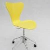 Model 3117 Office Swivel Chair In Yellow By Arne Jacobsen For Fritz Hansen, 1995 -PAMONO Sales model 3117 office swivel chair in yellow by arne jacobsen for fritz hansen 1995 1