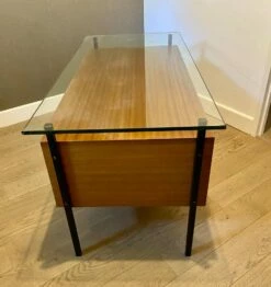 Modernist Desk In Mahogany, 1950s 19 Modernist Desk In Mahogany, 1950s -PAMONO Sales modernist desk in mahogany 1950s 6