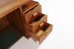 Monumental Italian Executive Desk, 1950s -PAMONO Sales monumental italian executive desk 1950s 12